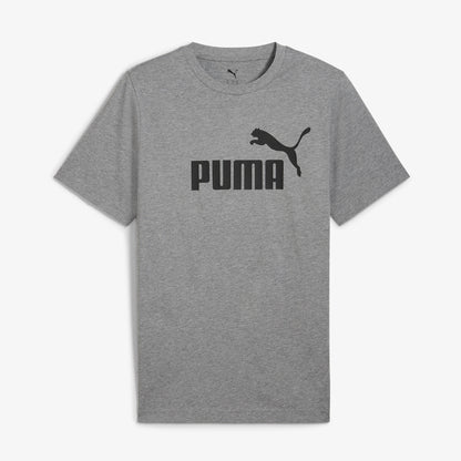 Puma Essentials No. 1 Logo Erkek Gri T-shirt