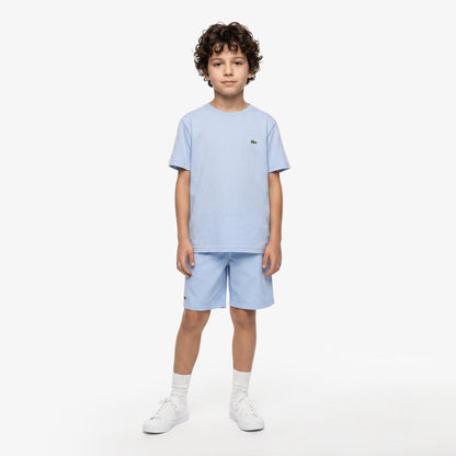 Lacoste Çocuk Bisiklet Yaka Mavi T-shirt