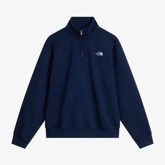The North Face Essential Simple Dome Relaxed 1/4 Zip Erkek Lacivert Polar