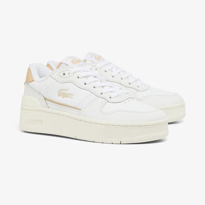 Lacoste T-clip Platform Kadın Krem Spor Ayakkabı