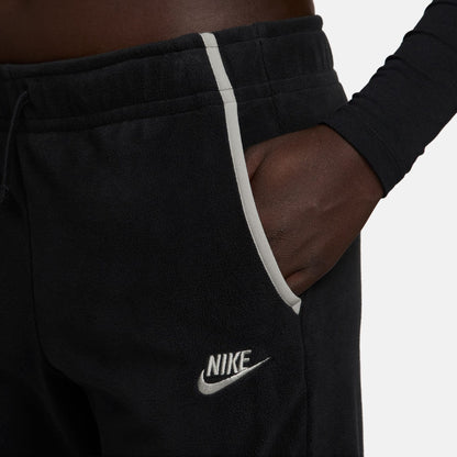 Nike Sportswear Club Fleece Mid-rise Wide Leg Kadın Siyah Eşofman Altı