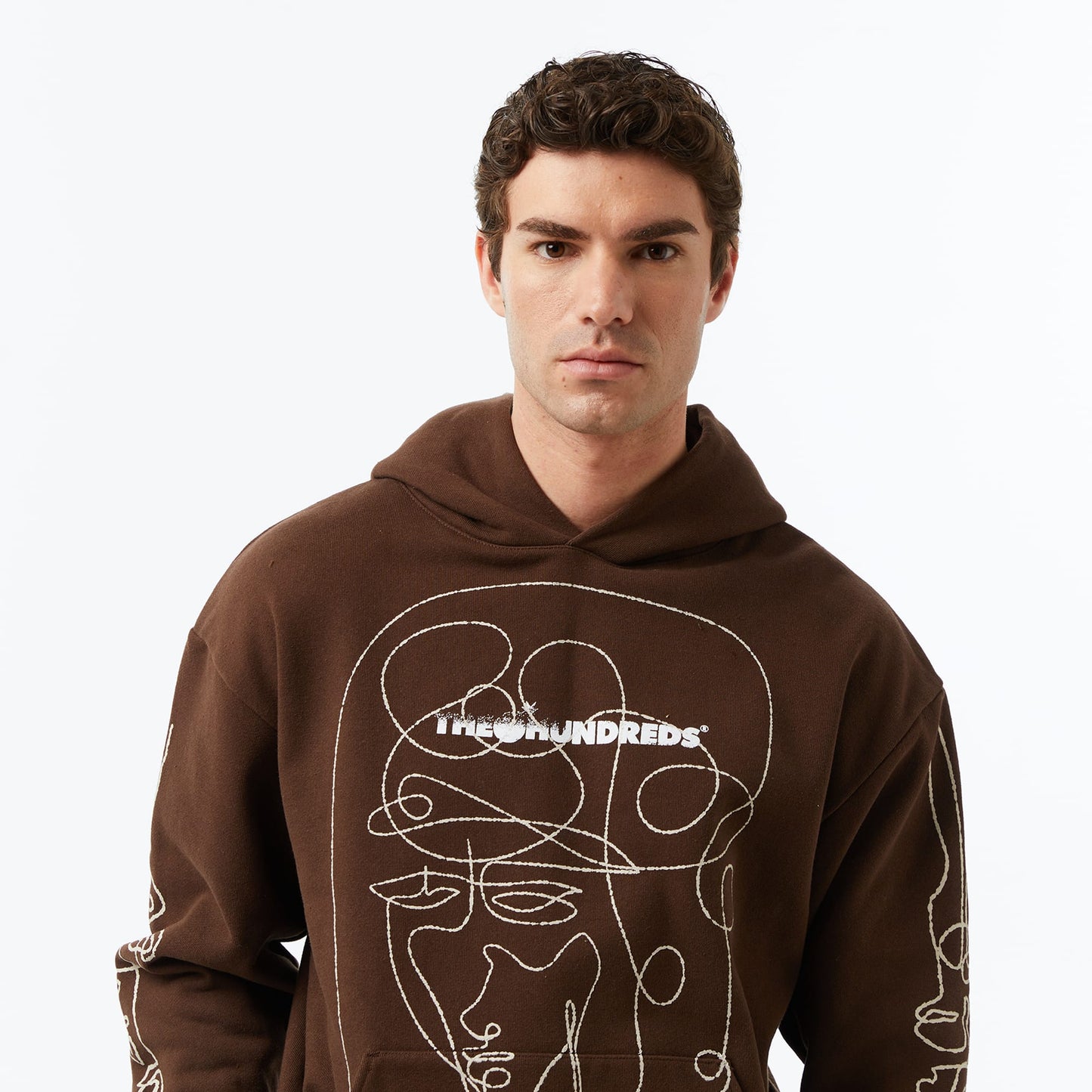 The Hundreds Live In Chaos Erkek Kahverengi Sweatshirt