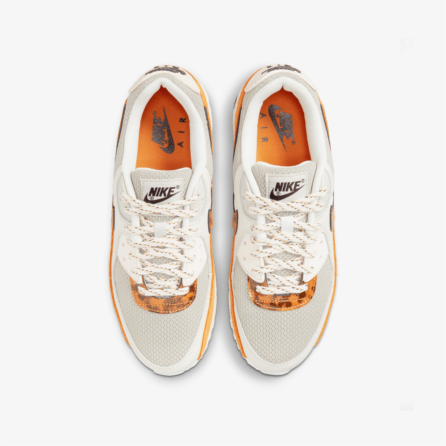 Nike Air Max 90 Kadın Krem/turuncu Spor Ayakkabı