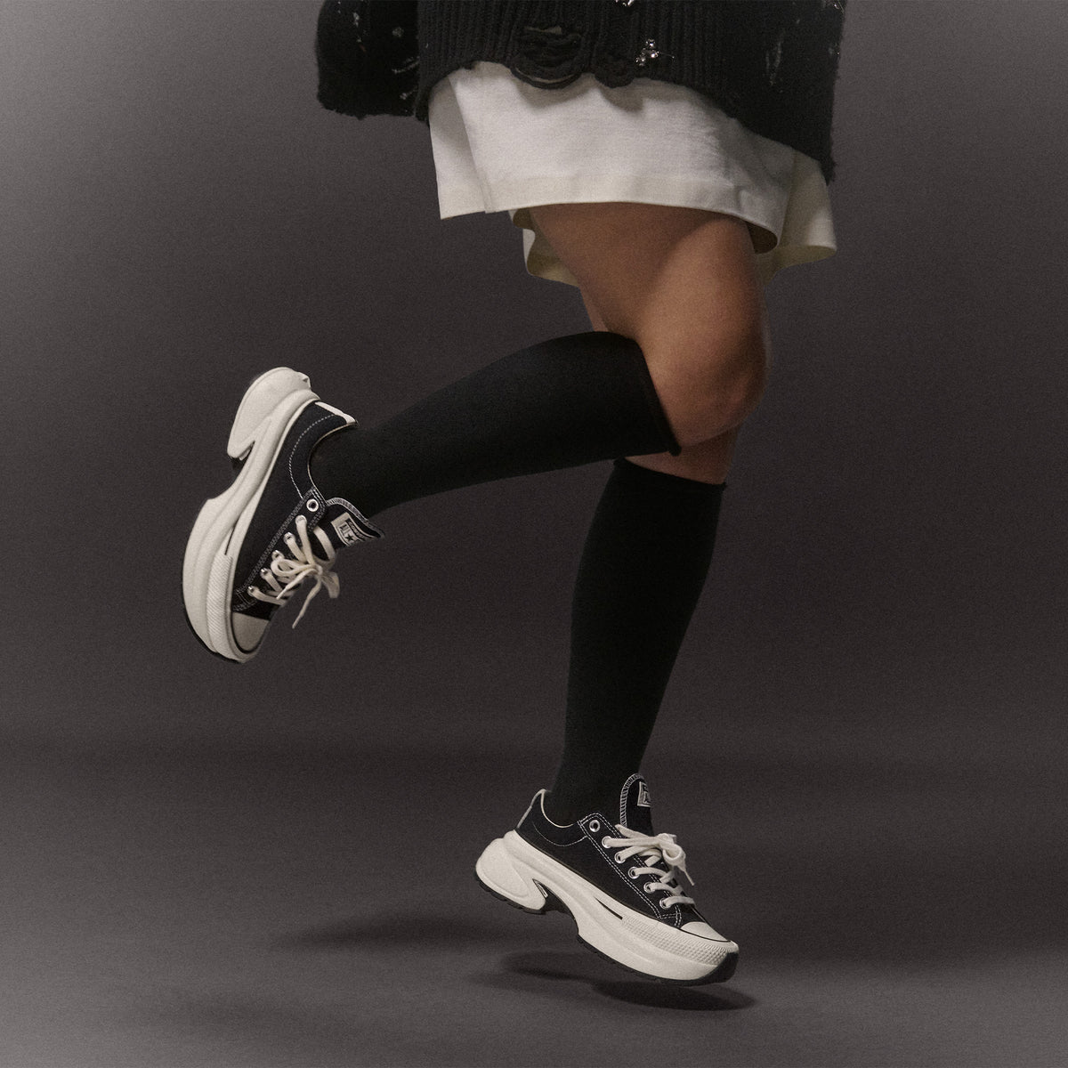 Converse Run Star Crush Unisex Siyah Sneaker