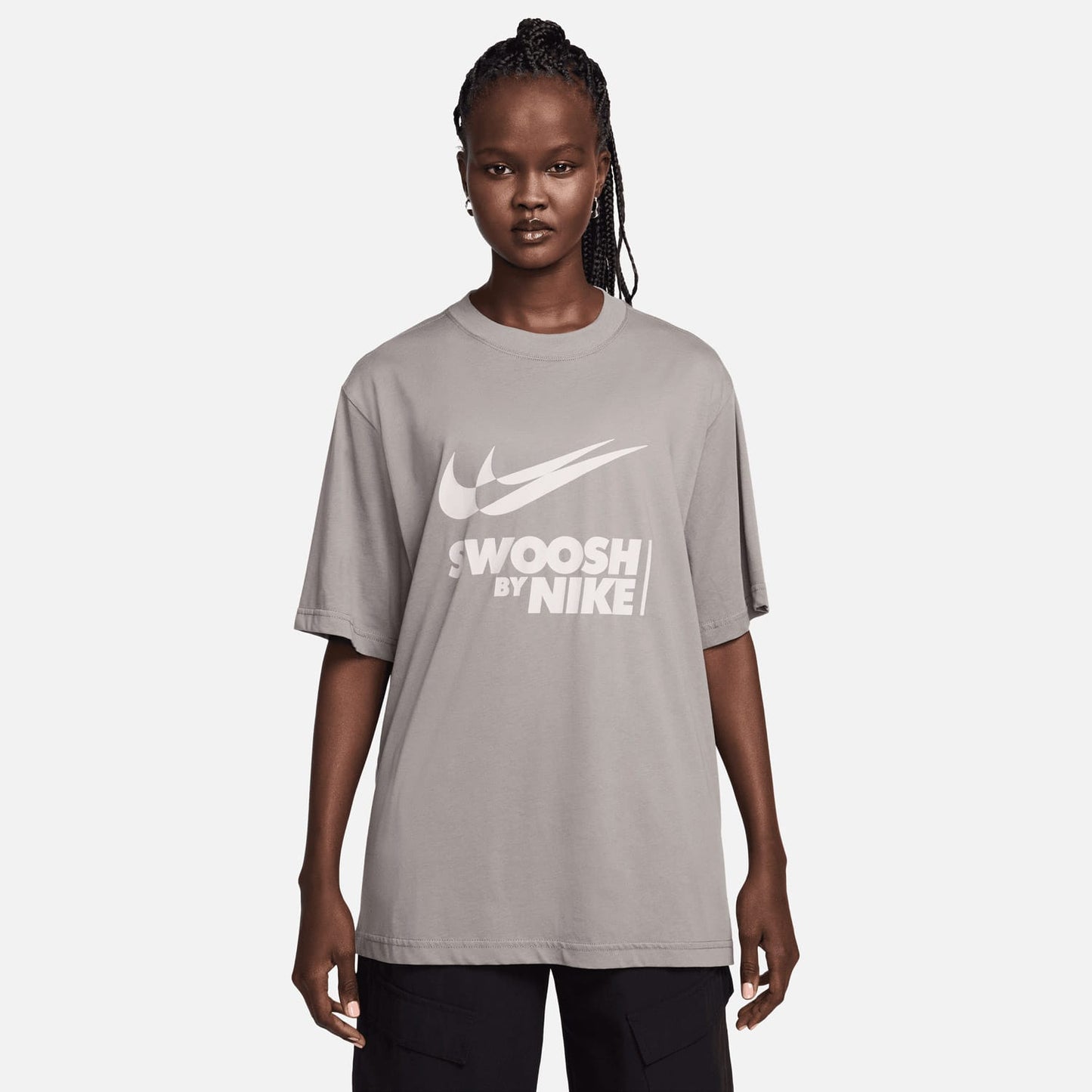 Nike Sportswear Kadın Gri T-shirt