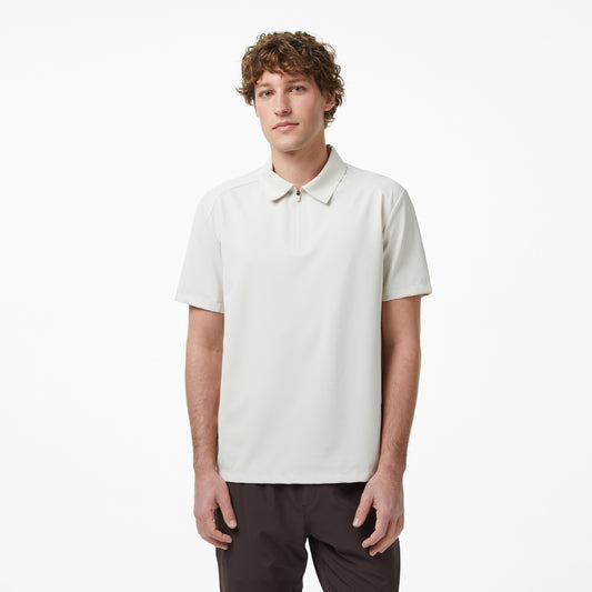 Nautica Erkek Krem Regular Fit Polo Yaka T-shirt
