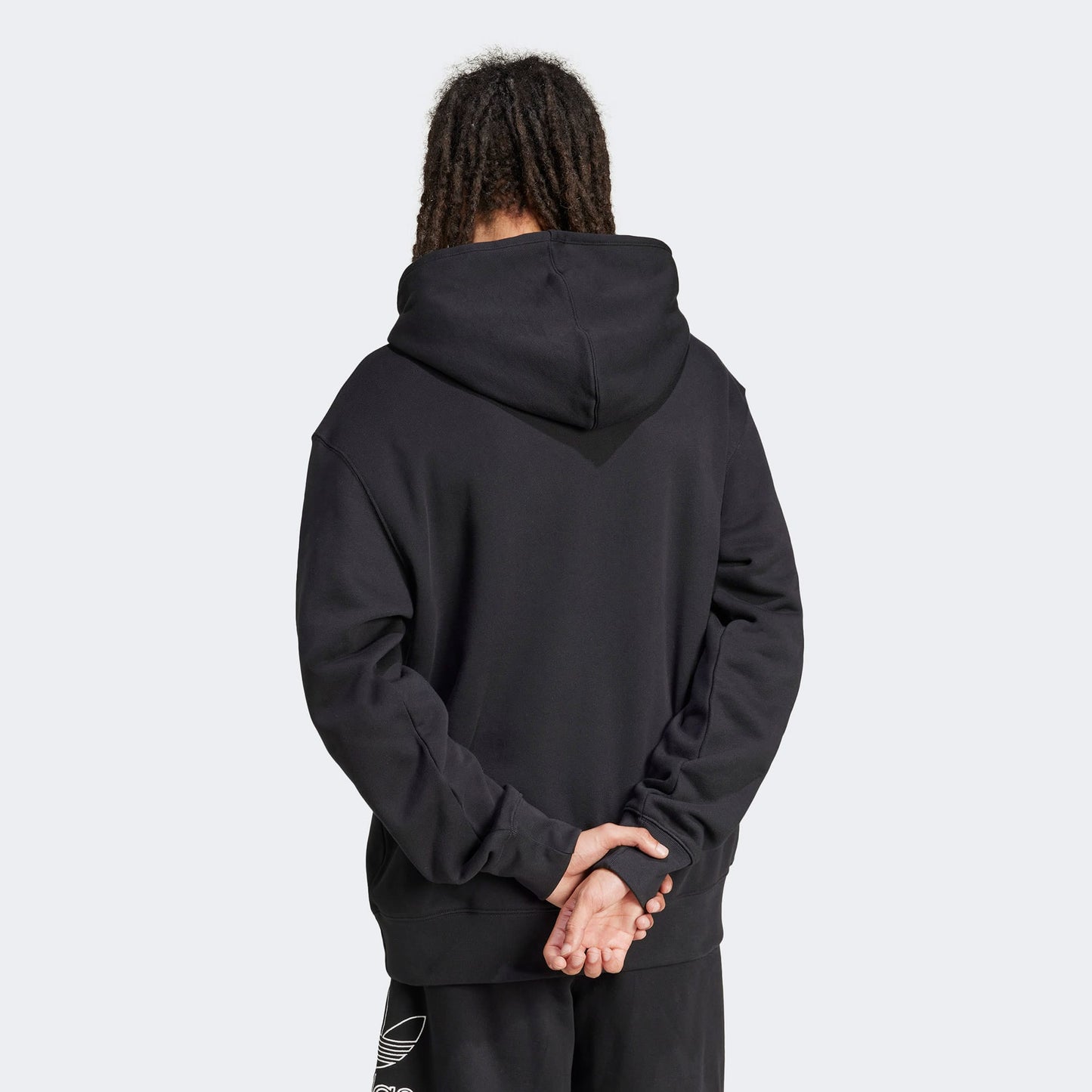 Adidas Adicolor Outline Trefoil Erkek Siyah Sweatshirt