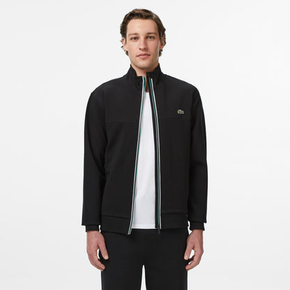 Lacoste Erkek Slim Fit Fermuarlı Siyah Sweatshirt