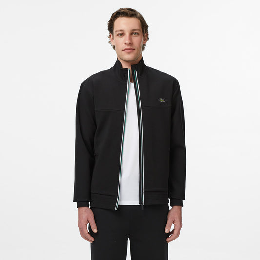 Lacoste Erkek Slim Fit Fermuarlı Siyah Sweatshirt