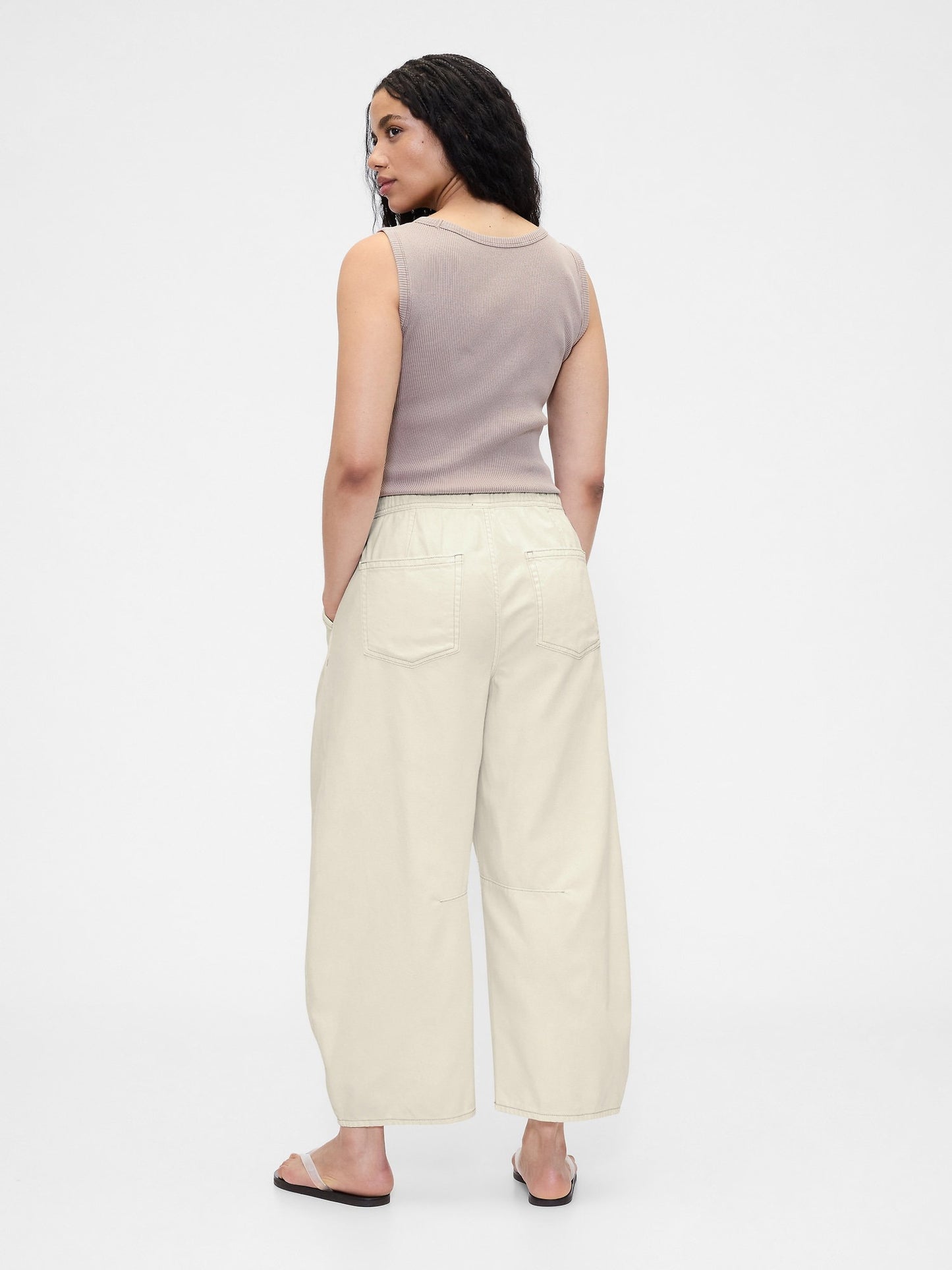 Bej Mid Rise Ultrasoft Kolay Horseshoe Jean Pantolon