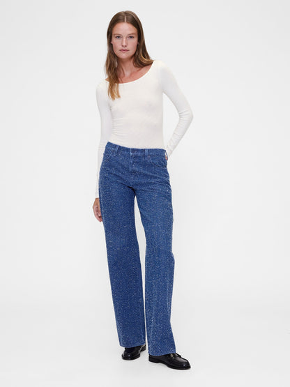 Beyaz Gapstudio Pointelle Bodysuit