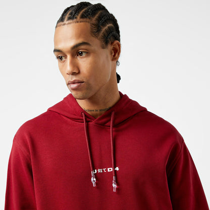 United4 1.0 Essentials Erkek Bordo Hoodie
