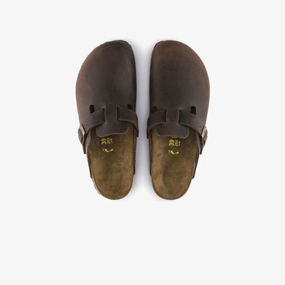 Birkenstock Nautral Leather Oiled Unisex Kahverengi Terlik