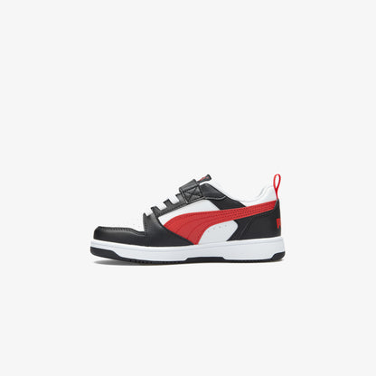 Puma Rebound V6 Low Çocuk Beyaz Spor Ayakkabı