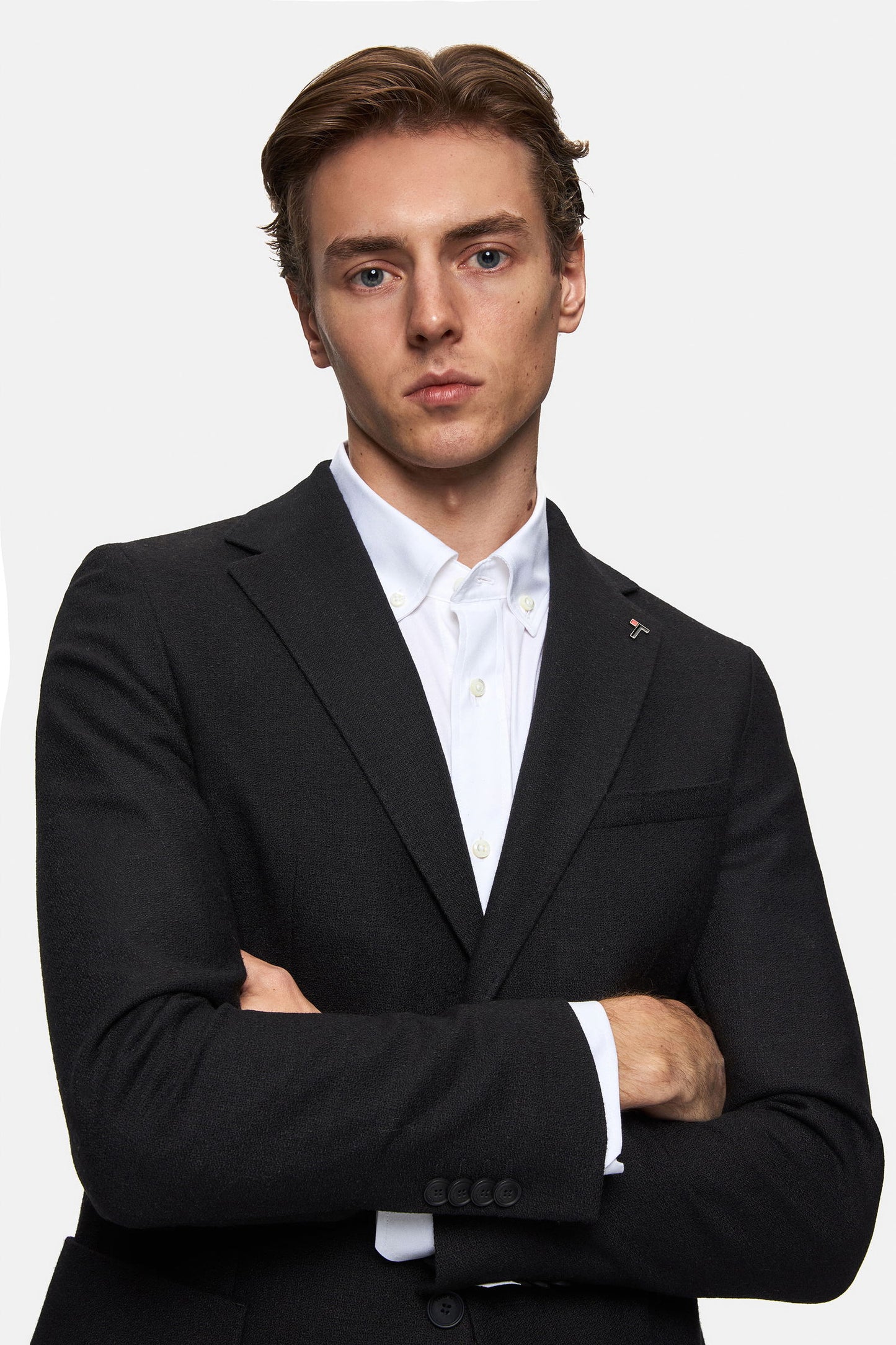 Tween Slim Fit Siyah Kumaş Ceket