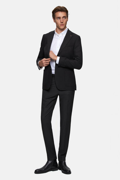 Tween Slim Fit Siyah Kumaş Ceket