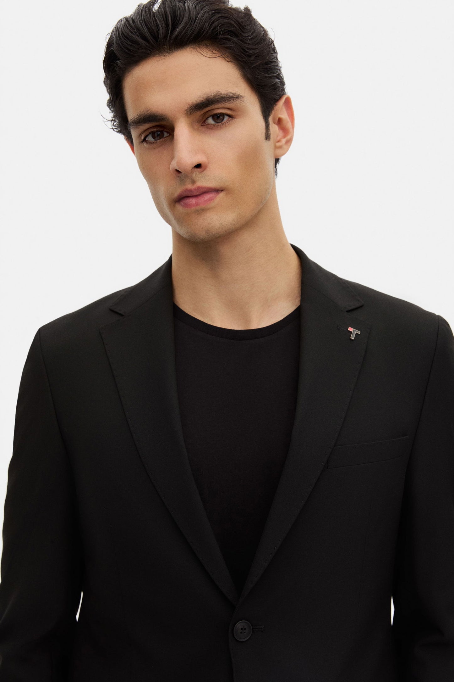 Tween Slim Fit Siyah Düz Takim Elbise