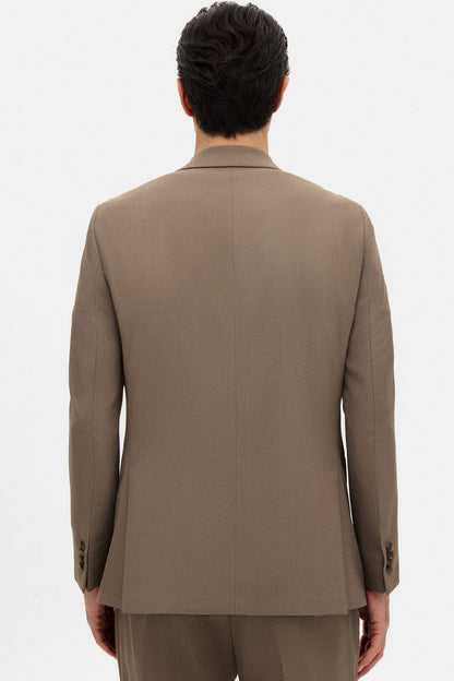 Tween Slim Fit Vizon Armürlü Takim Elbise