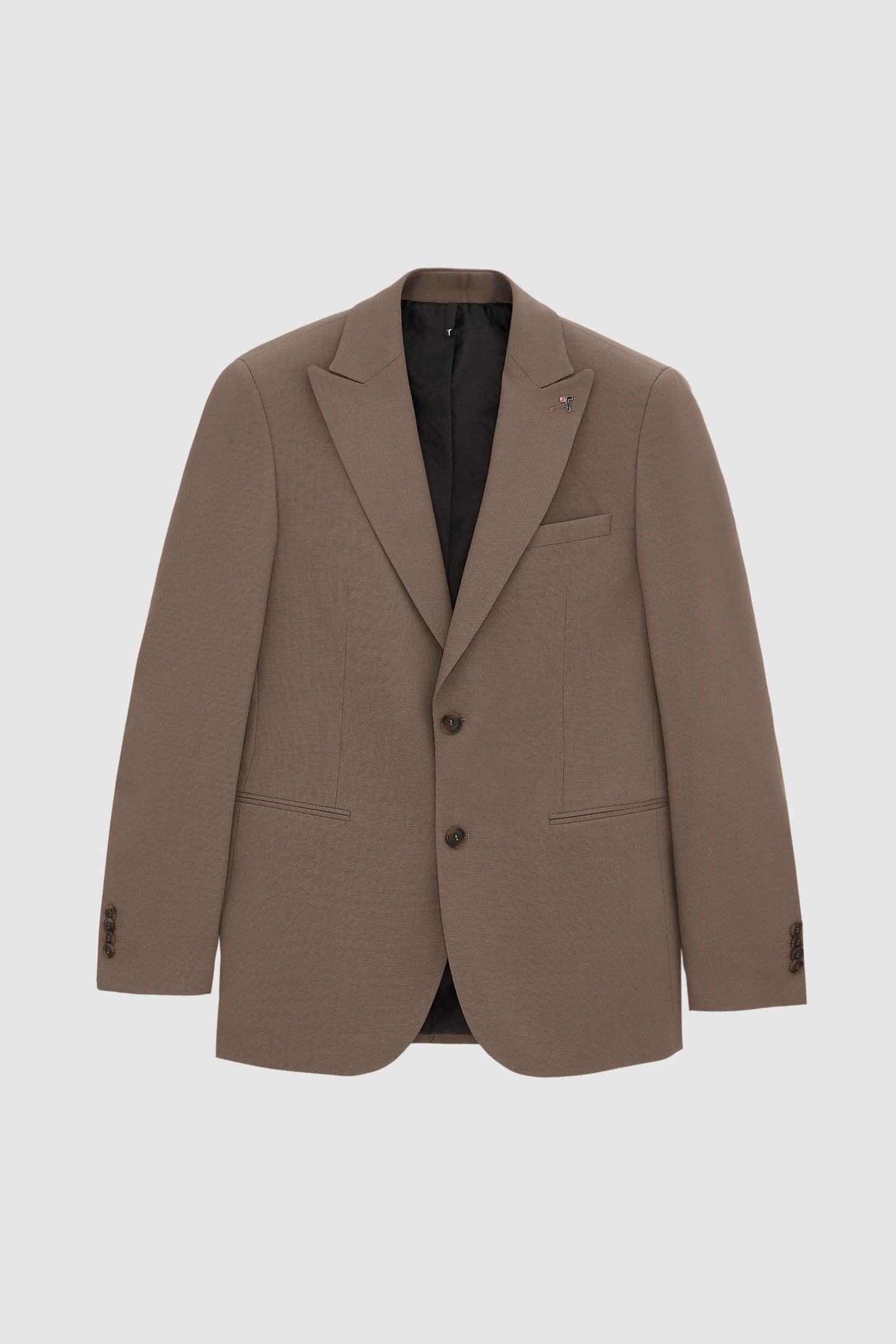 Tween Slim Fit Vizon Armürlü Takim Elbise