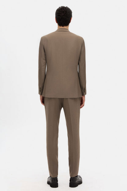 Tween Slim Fit Vizon Armürlü Takim Elbise