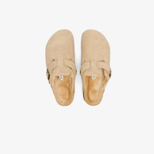 Birkenstock Boston Vl Shearling Unisex Kahverengi Terlik
