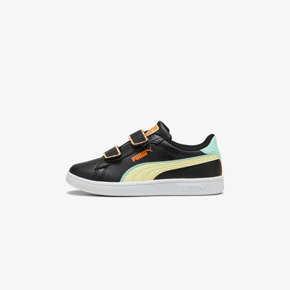 Puma Smash 3.0 Playdate Çocuk Siyah Spor Ayakkabı