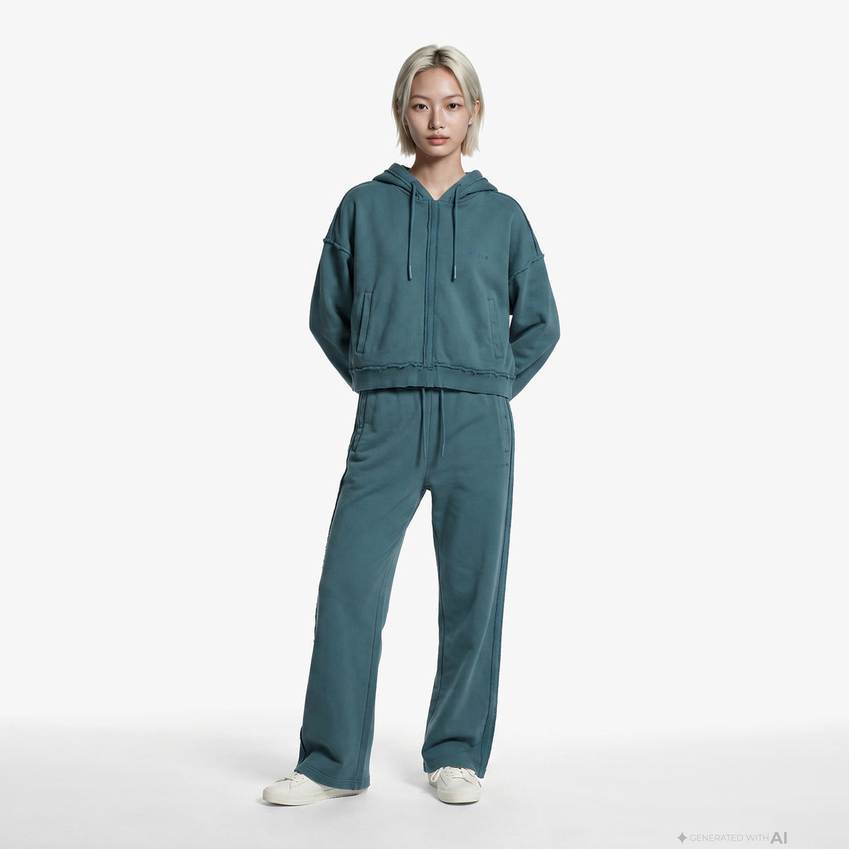 Unıted4 Regular Fit Kadın Yeşil Sweatshirt