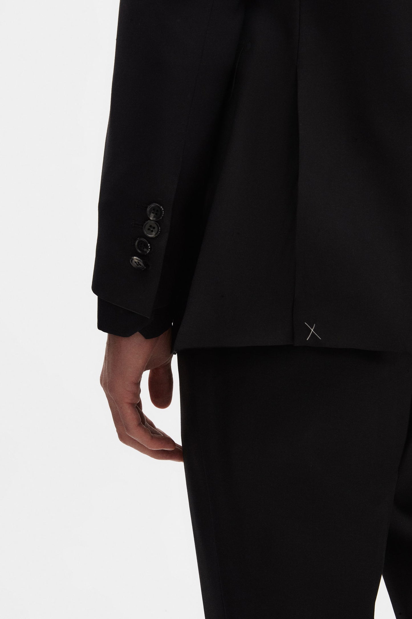 Damat Regular Fit Siyah Düz Superfine Wool Takim Elbise