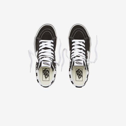 Vans Checkerboard Sk8-hi Platform 2.0 Siyah - Beyaz Kadın Sneaker