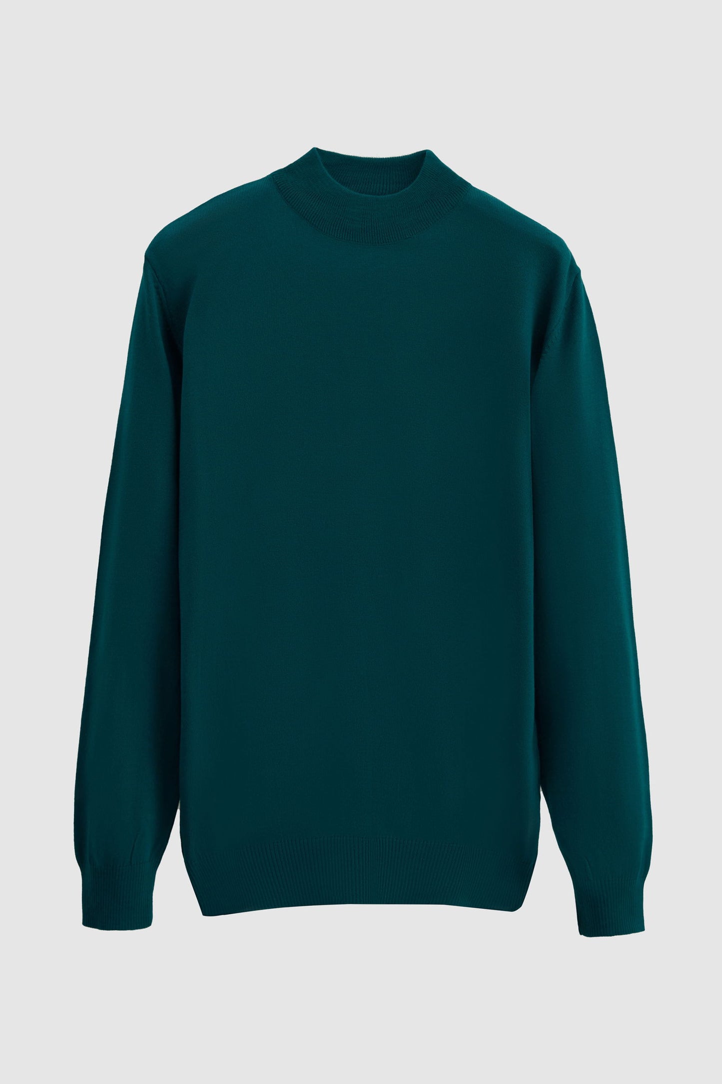 Ds Damat Regular Fit Yeşil Düz Örgü Kazak