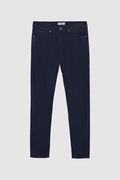 Ds Damat Slim Fit Lacivert Denim Pantolon