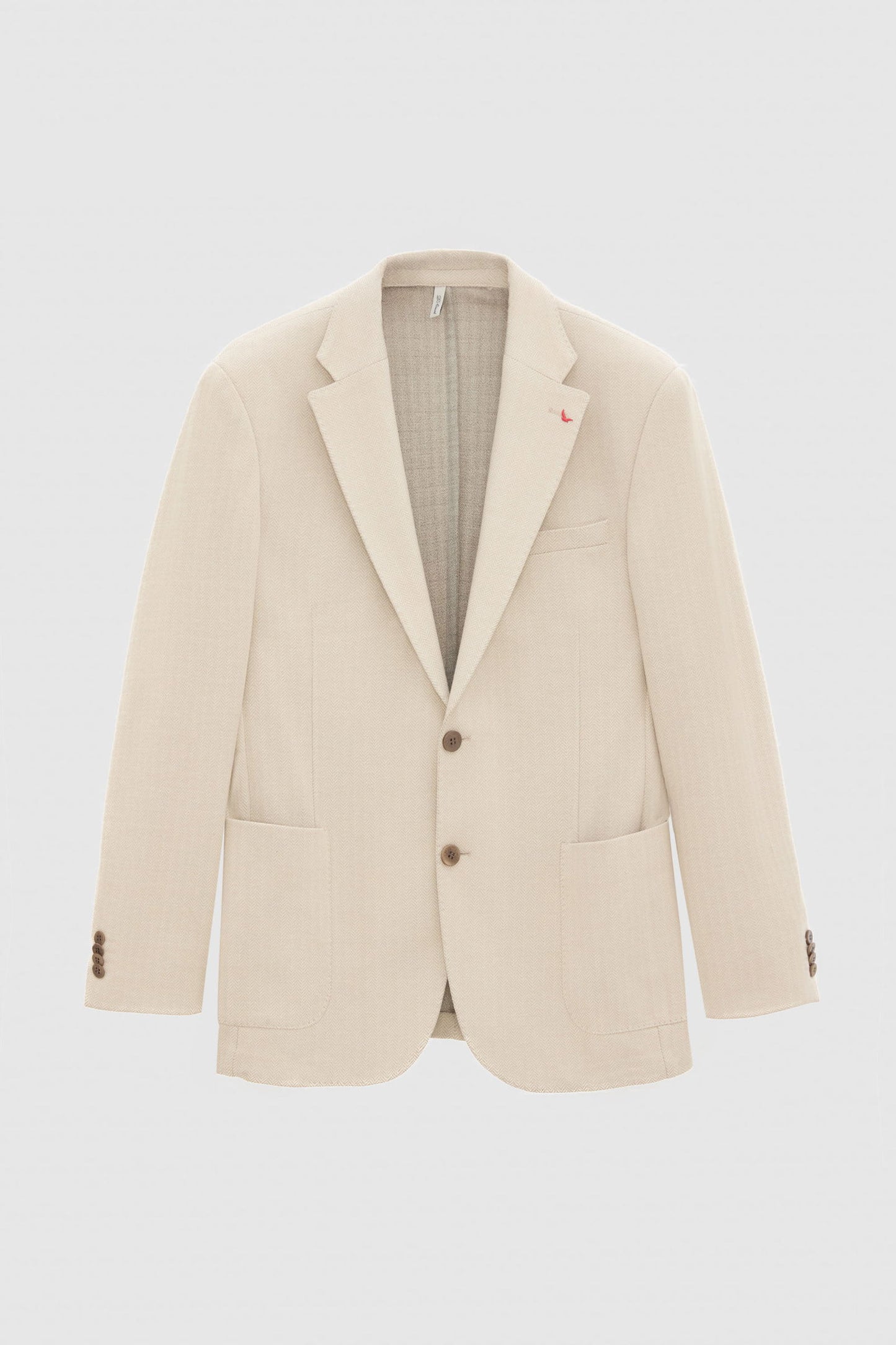 Ds Damat Slim Fit Vizon Balıksırtı Kumaş Ceket
