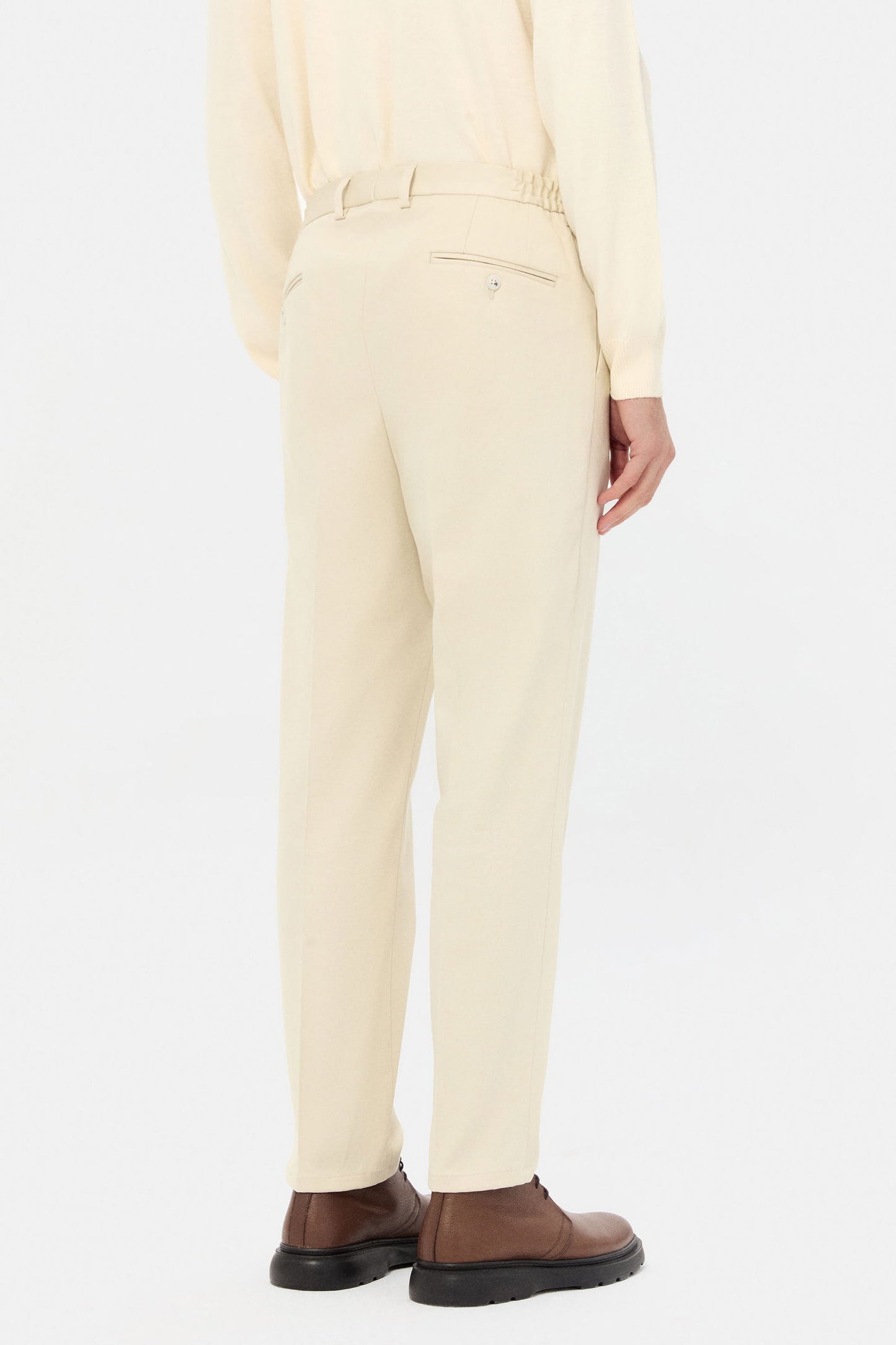 Twn Relaxed Fit Ekru Jogger Pantolon