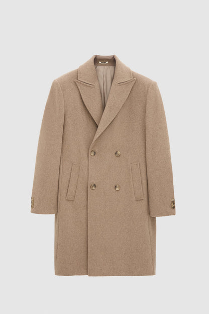 Twn Slim Fit Vizon Düz Palto