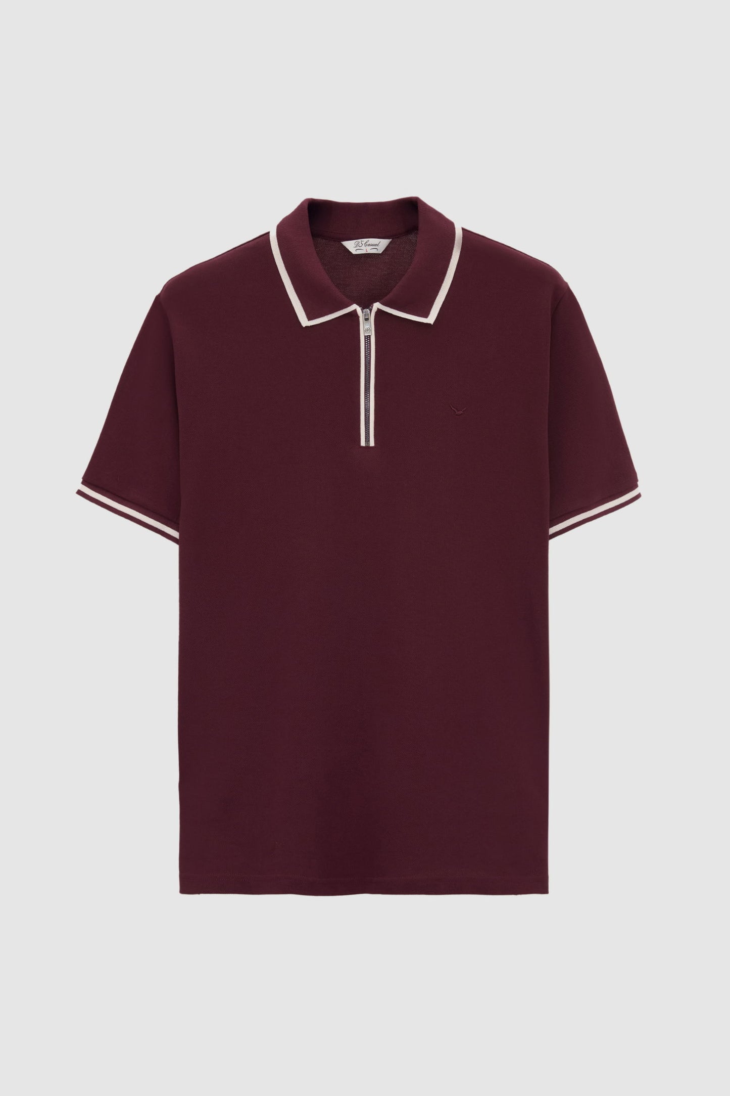 Ds Damat Regular Fit Mürdüm Polo Tişört