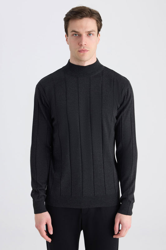 Ds Damat Regular Fit Antrasit Kazak