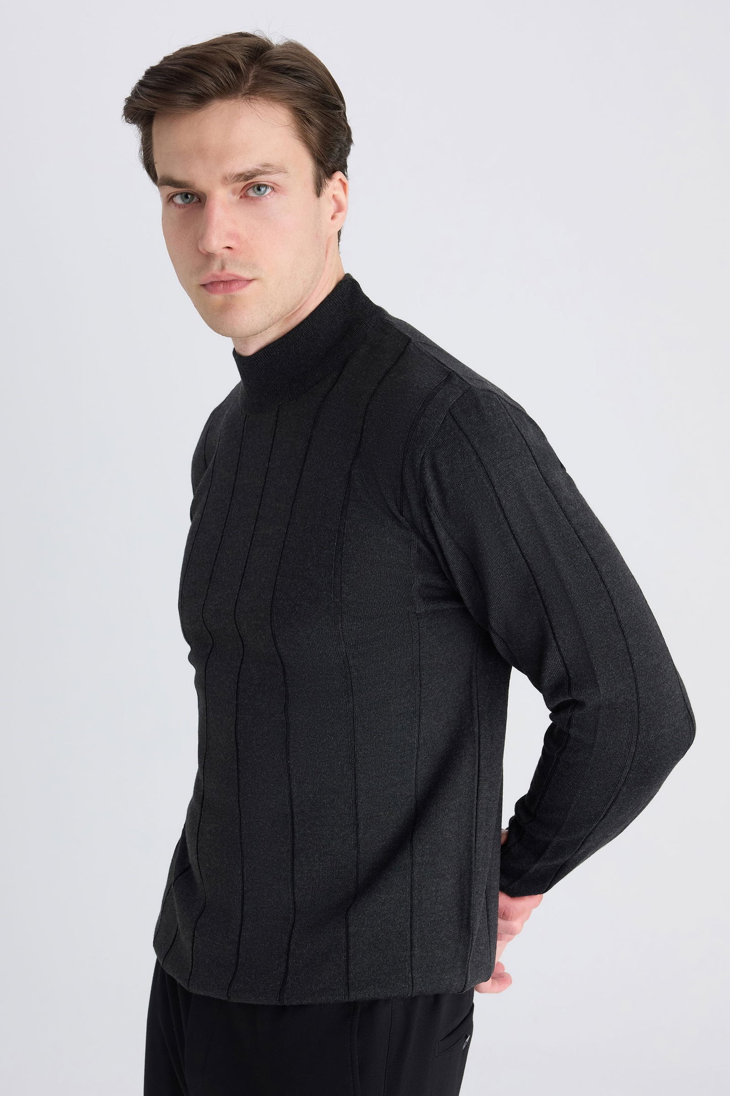 Ds Damat Regular Fit Antrasit Kazak