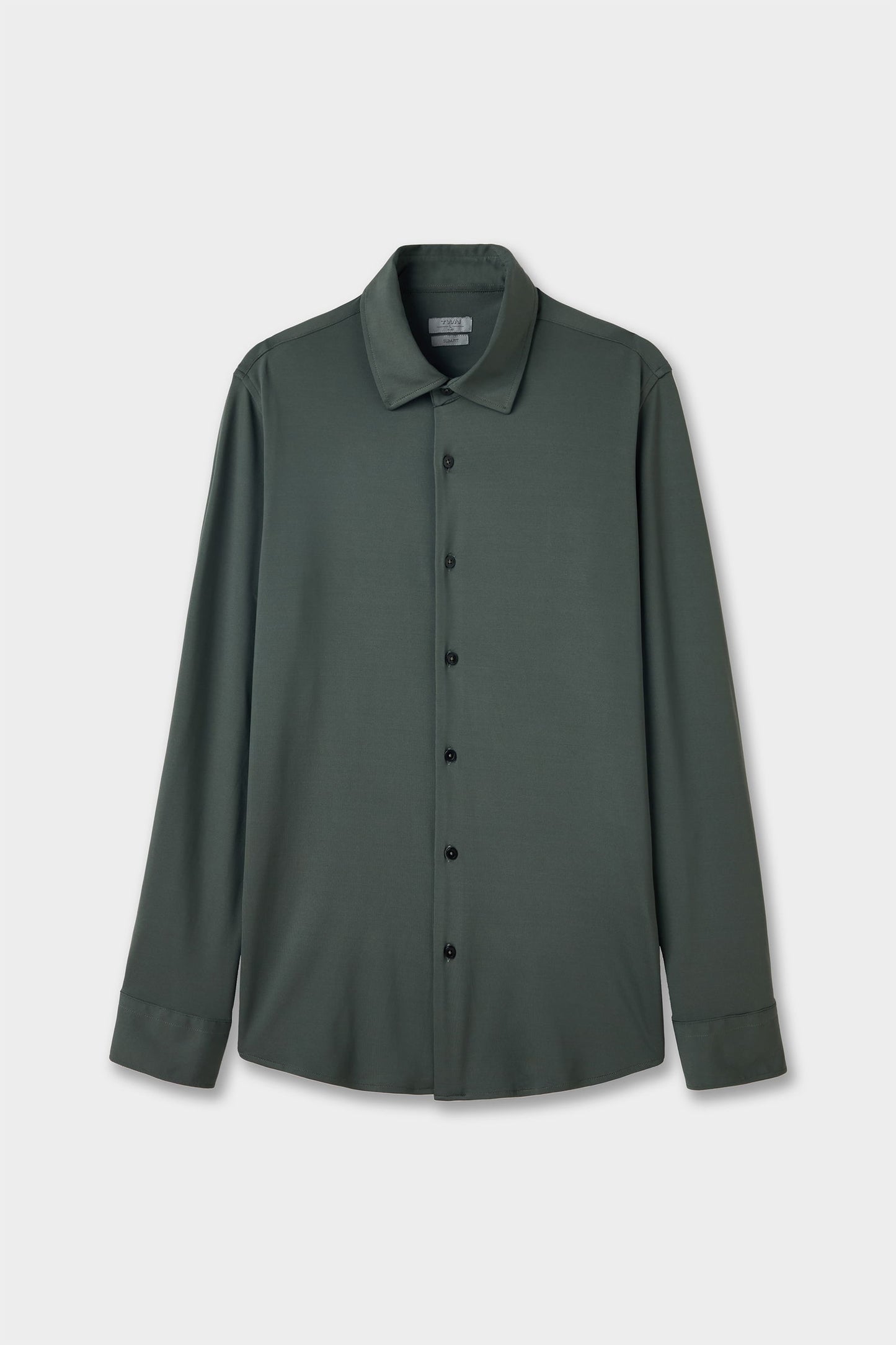Twn Slim Fit Haki Örme Gömlek
