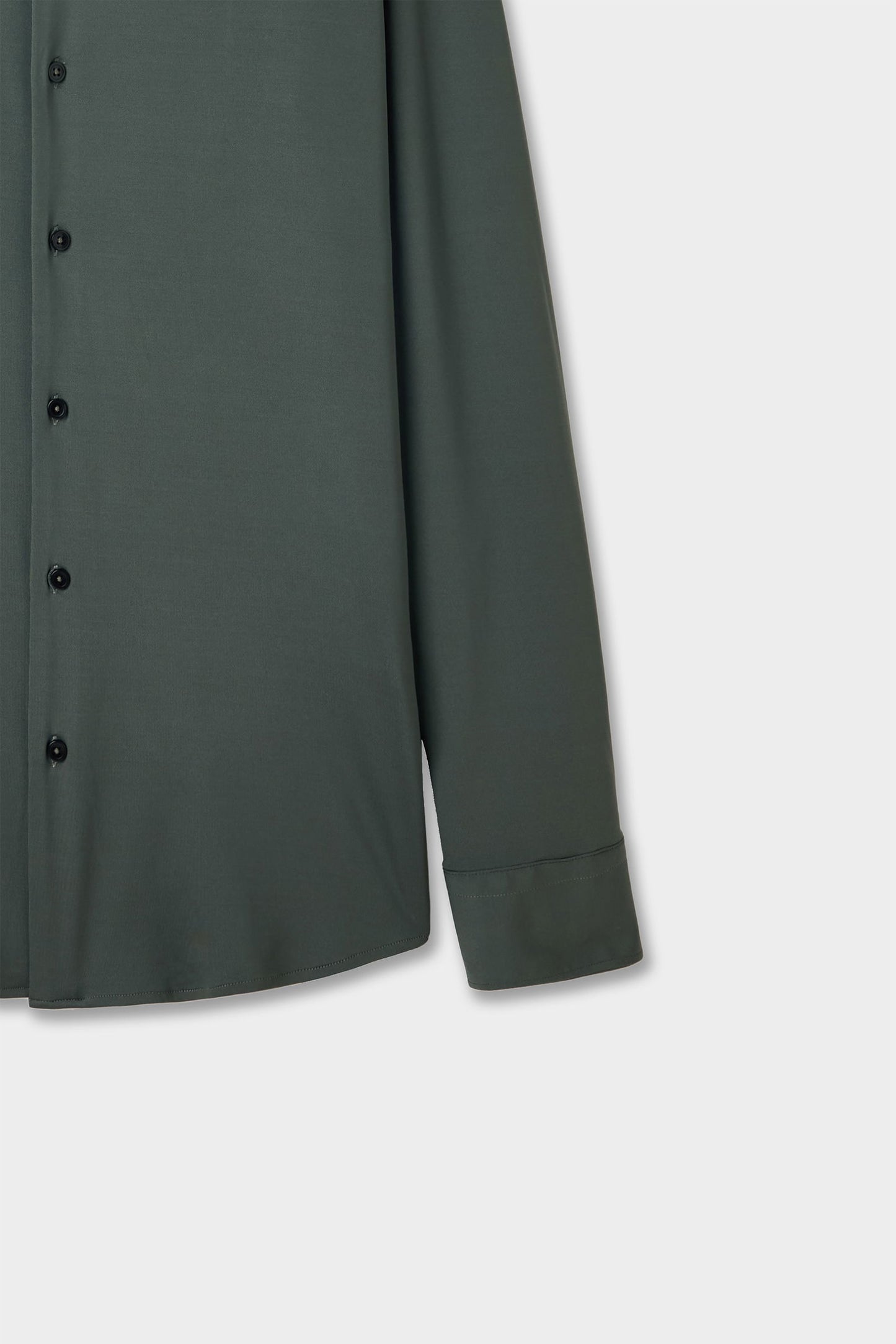 Twn Slim Fit Haki Örme Gömlek