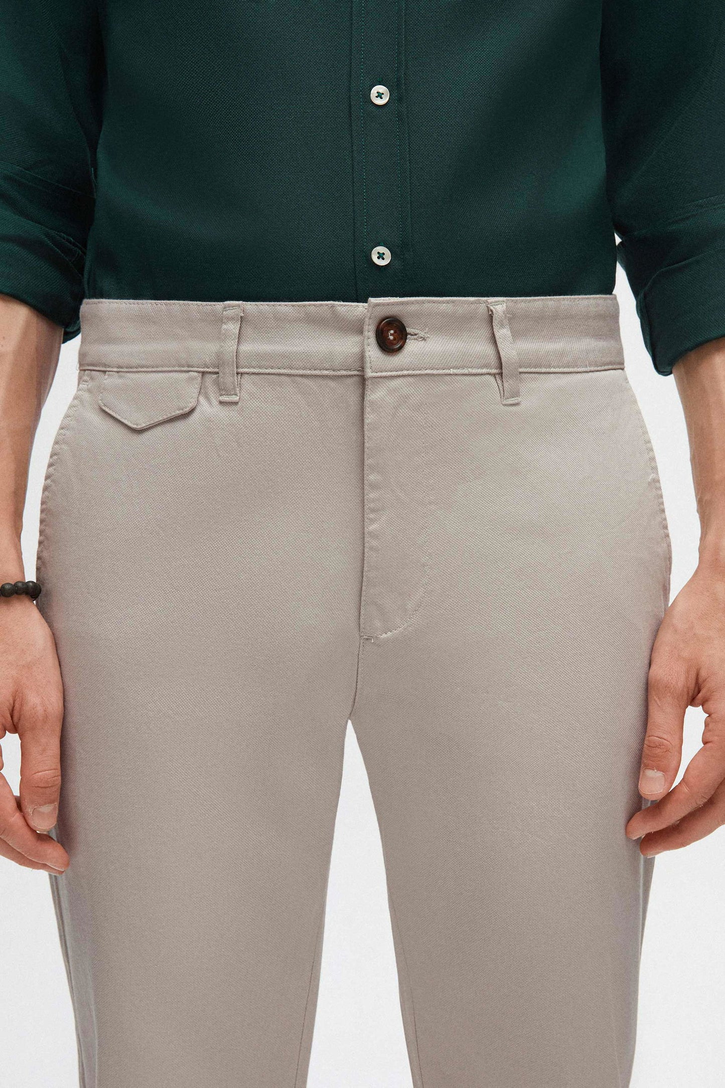 Twn Slim Fit Taş Armürlü Chino Pantolon