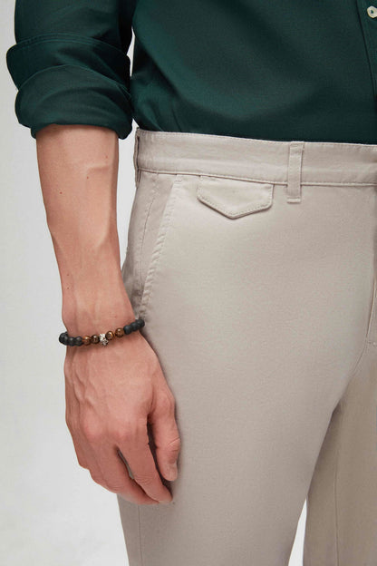 Twn Slim Fit Taş Armürlü Chino Pantolon