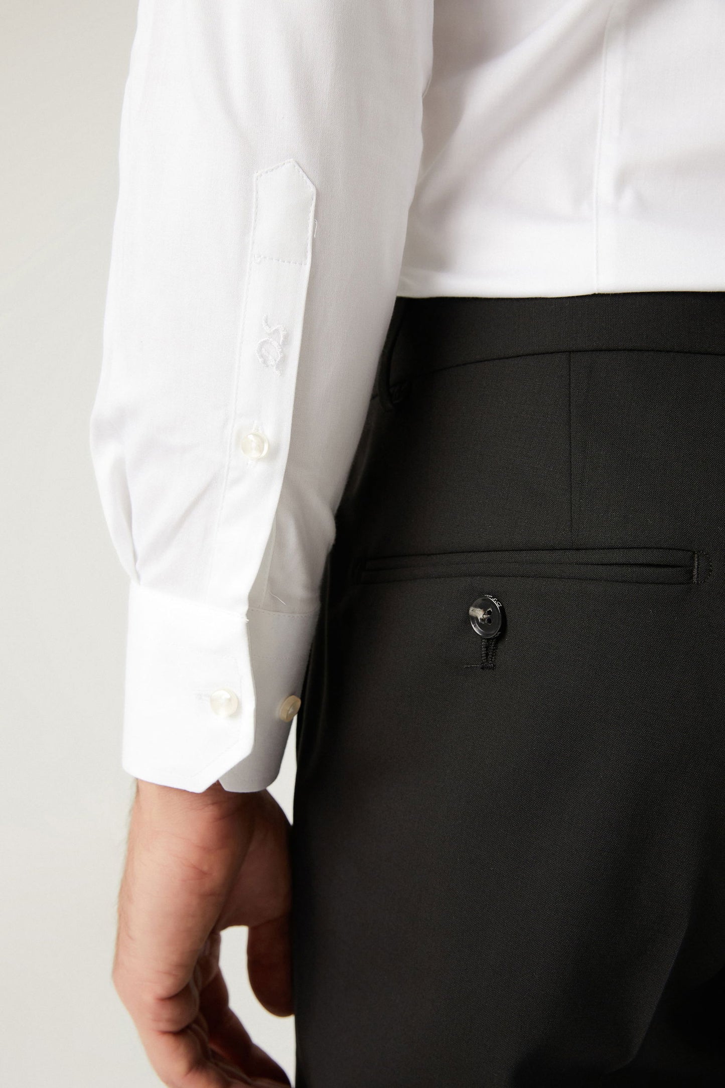 Ds Damat Slim Fit Beyaz Düz Gömlek