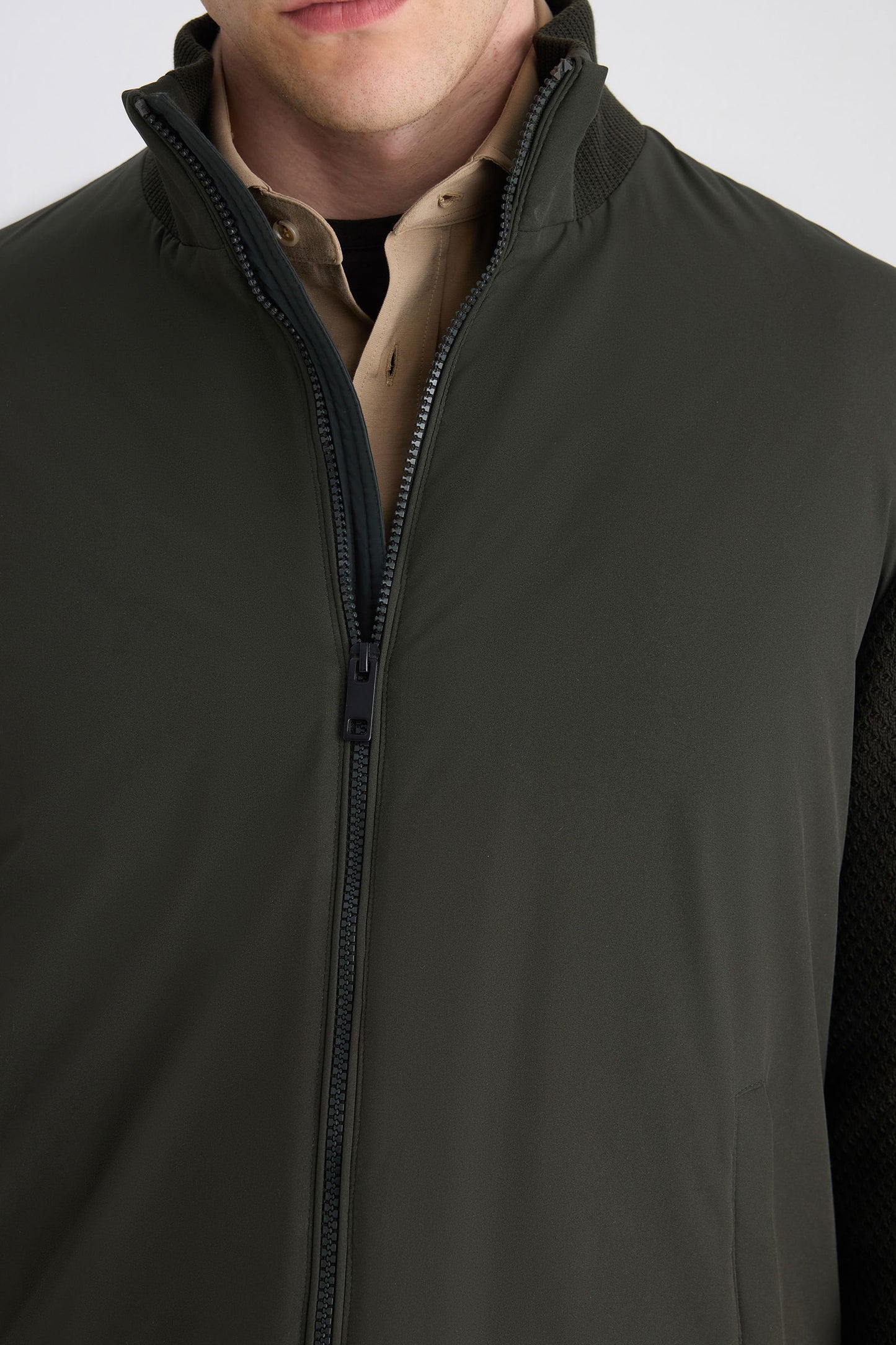 Ds Damat Regular Fit Haki Düz Mont