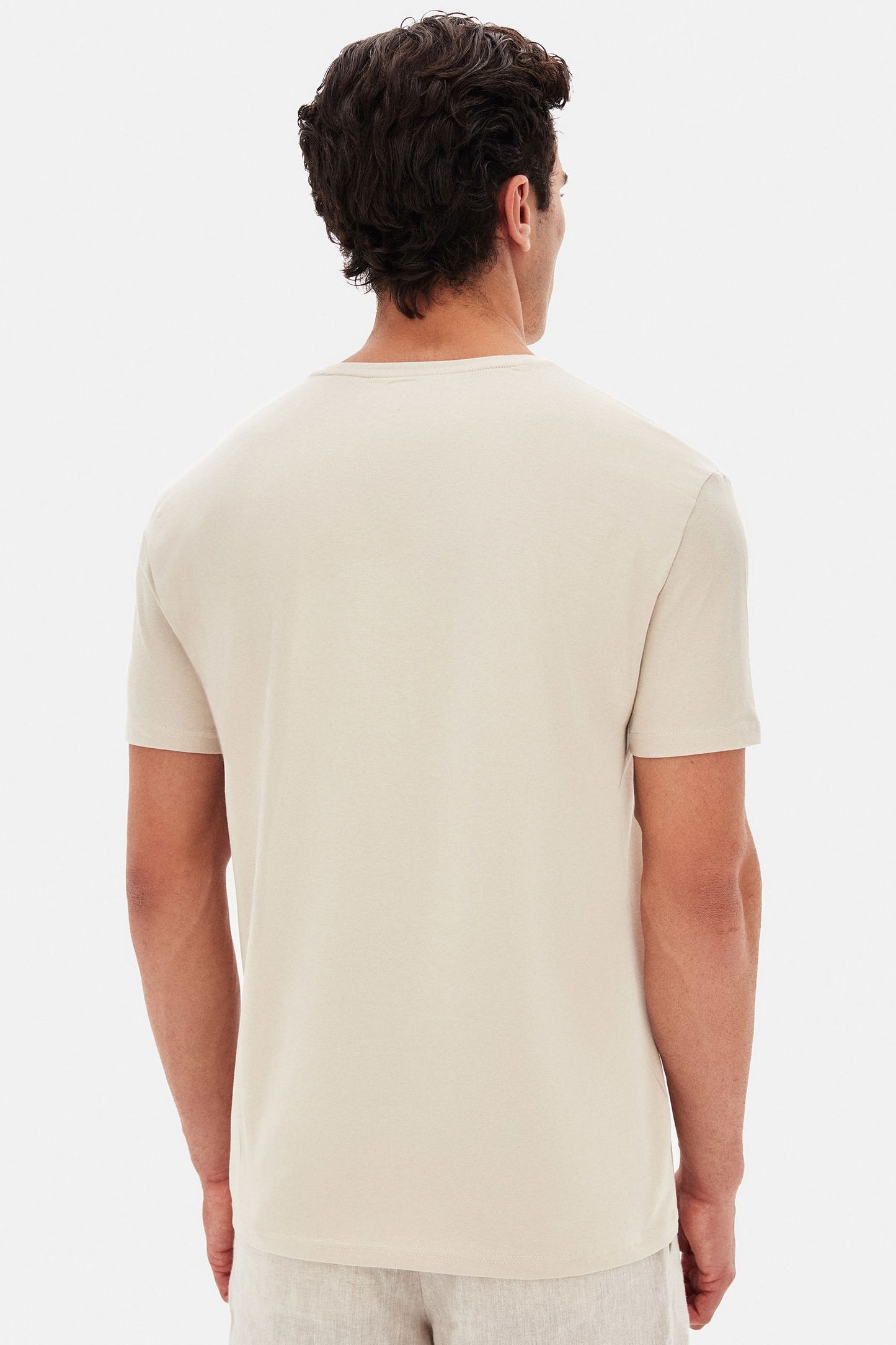 Twn Slim Fit Taş Düz Kabartma Baskılı T-shirt