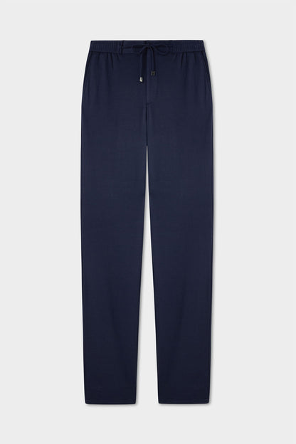 Ds Damat Slim Fit Lacivert Armürlü Jogger Pantolon