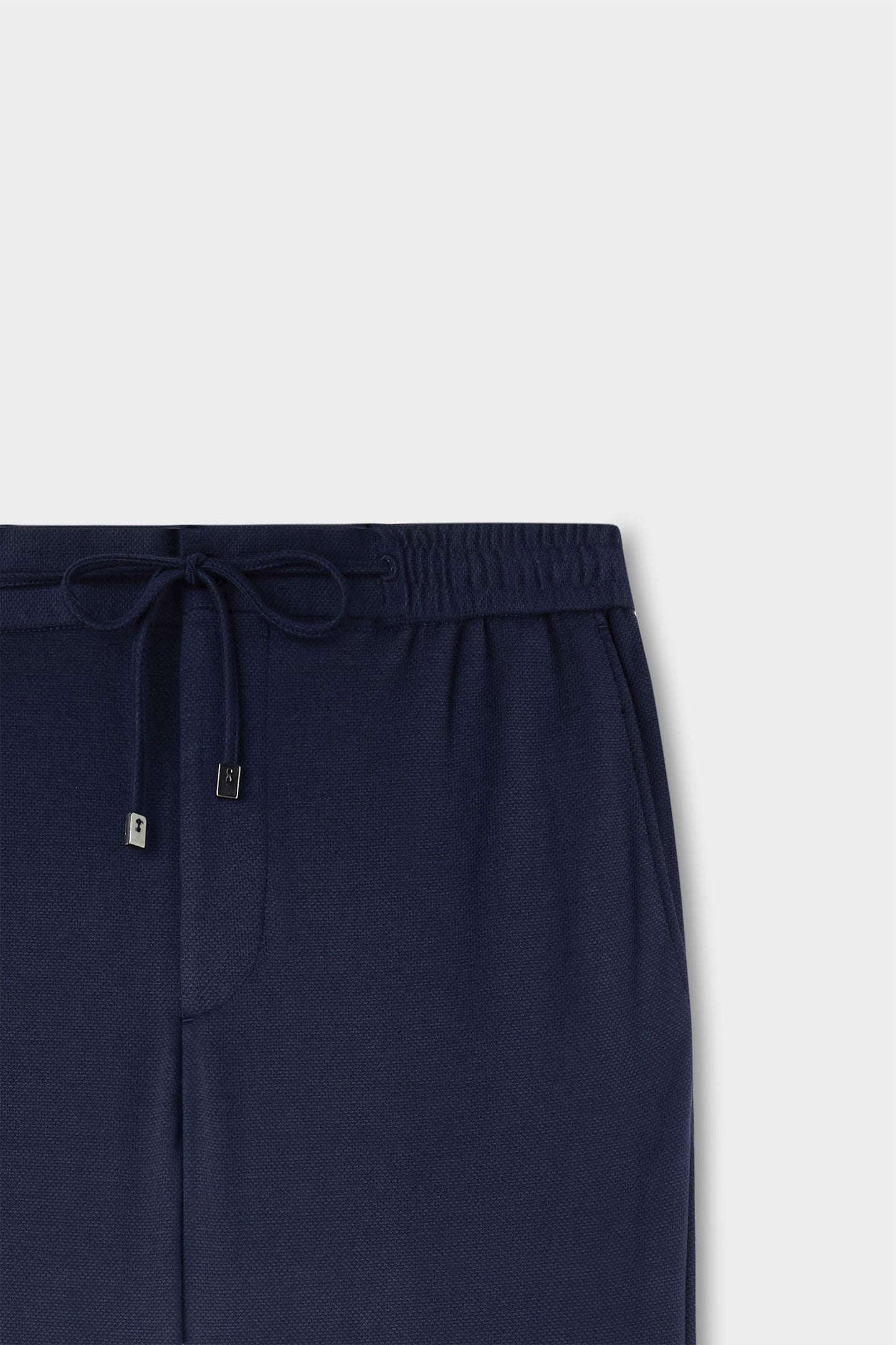Ds Damat Slim Fit Lacivert Armürlü Jogger Pantolon