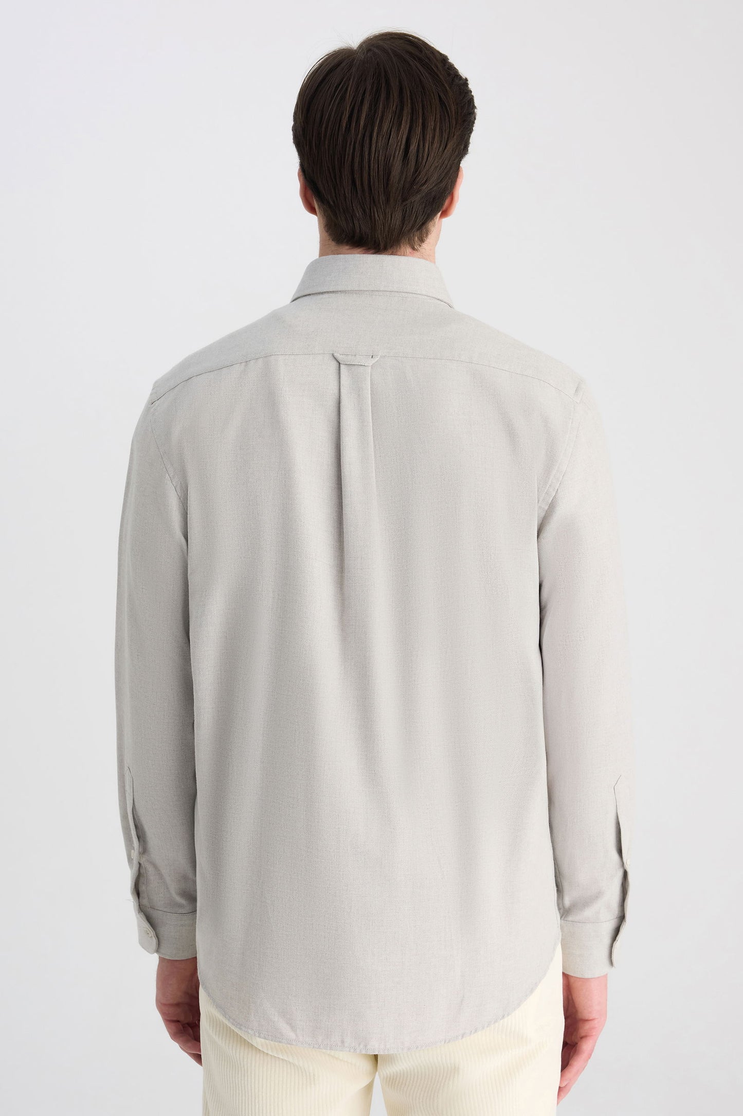 Ds Damat Comfort Ekru Gabardin Gömlek