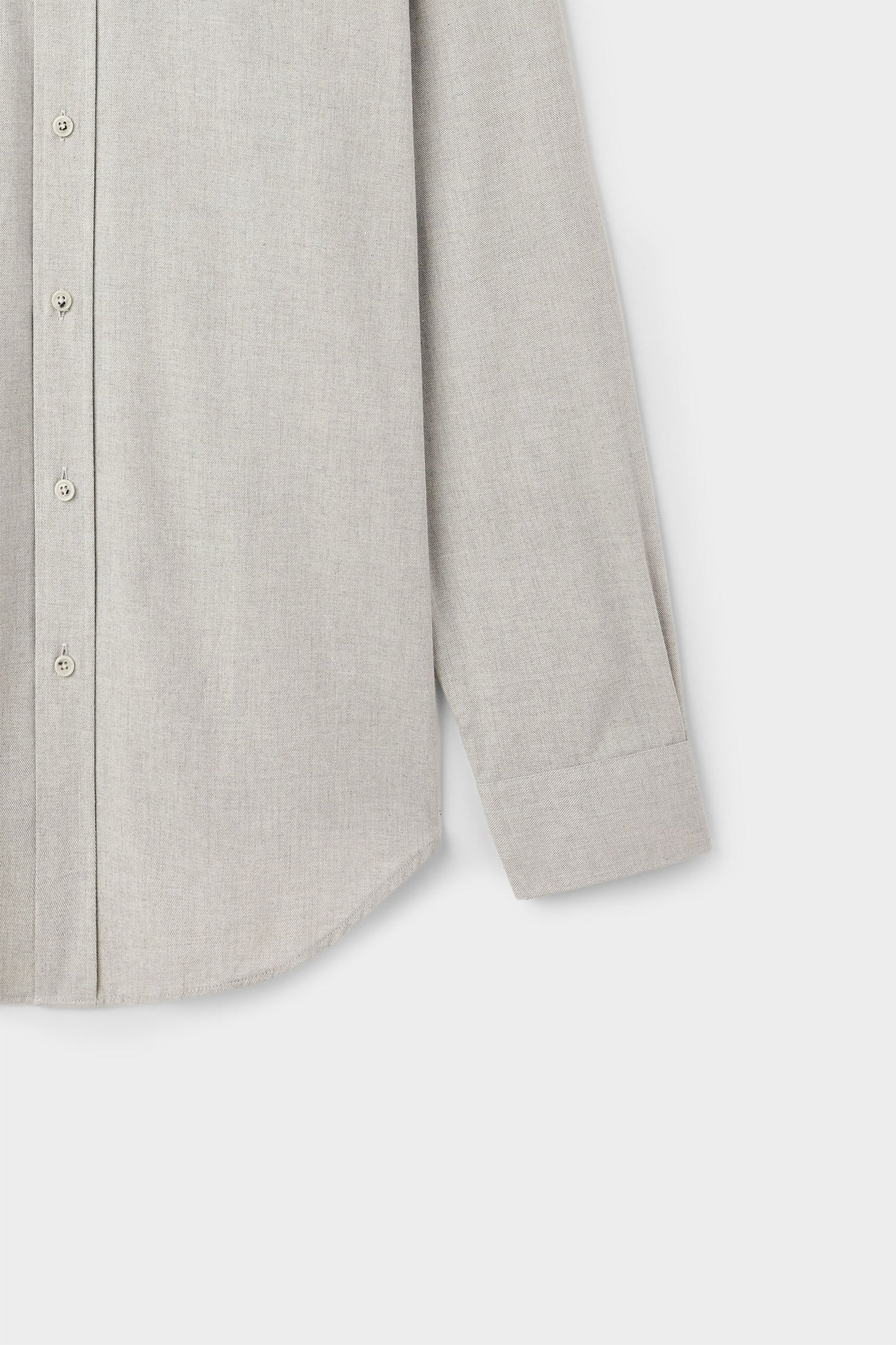 Ds Damat Comfort Ekru Gabardin Gömlek