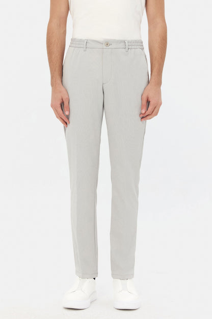 Ds Damat Relaxed Fit Gri Düz Jogger Pantolon