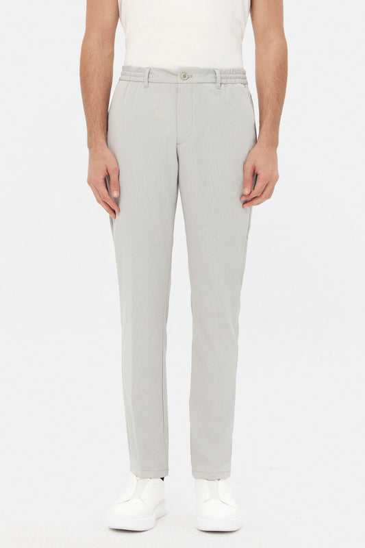 Ds Damat Relaxed Fit Gri Düz Jogger Pantolon